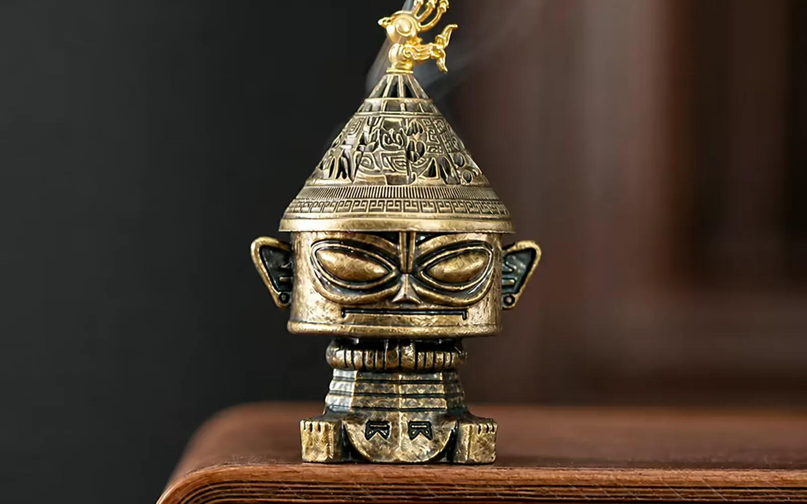 Solid brass censer wholesale pierced lid with ash liner