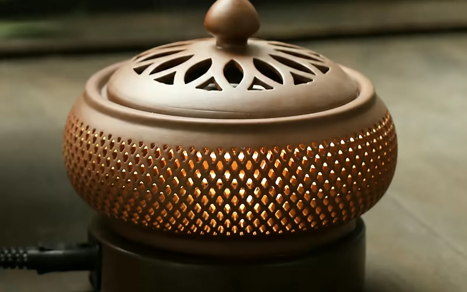 Ceramic koro censer wholesale high fired stoneware lidded